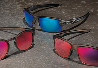 Óculos de Sol Oakley Flak Jacket 2.0 Branca/Rosa Lentes Prizm Top